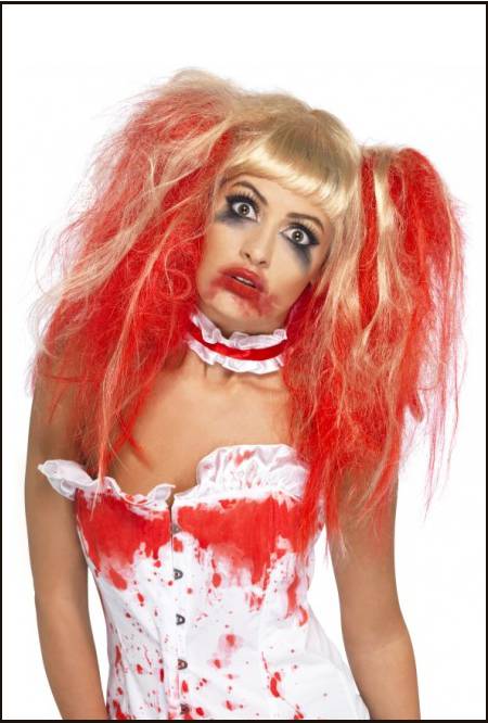 Singapore Charlie Costume Halloween Bloody Blonde Wig